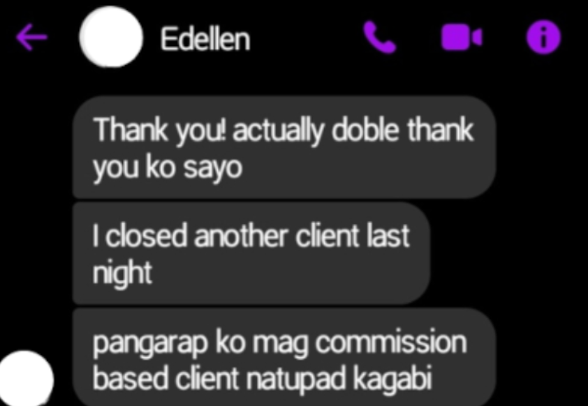 Student commission based client result